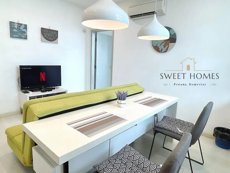 Apartment Pool View Stylish Suite At Jelutong Penang 1-4Pax George Town